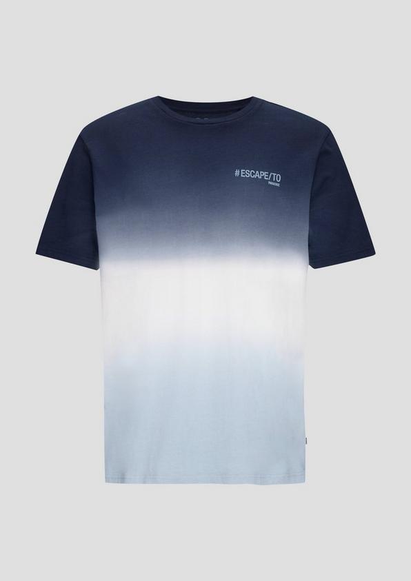 s.Oliver Baumwoll-T-Shirt mit Farbverlauf