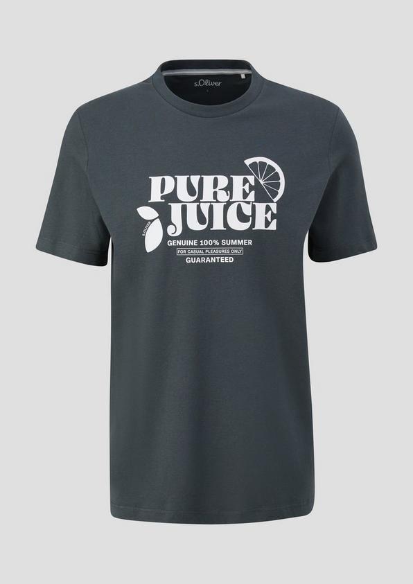 s.Oliver Baumwoll-T-Shirt mit Frontprint