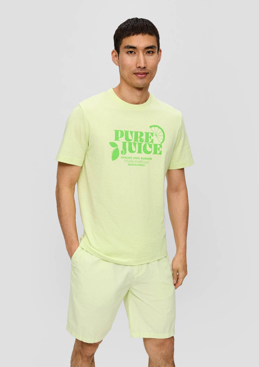 S.Oliver Baumwoll-T-Shirt Mit Frontprint