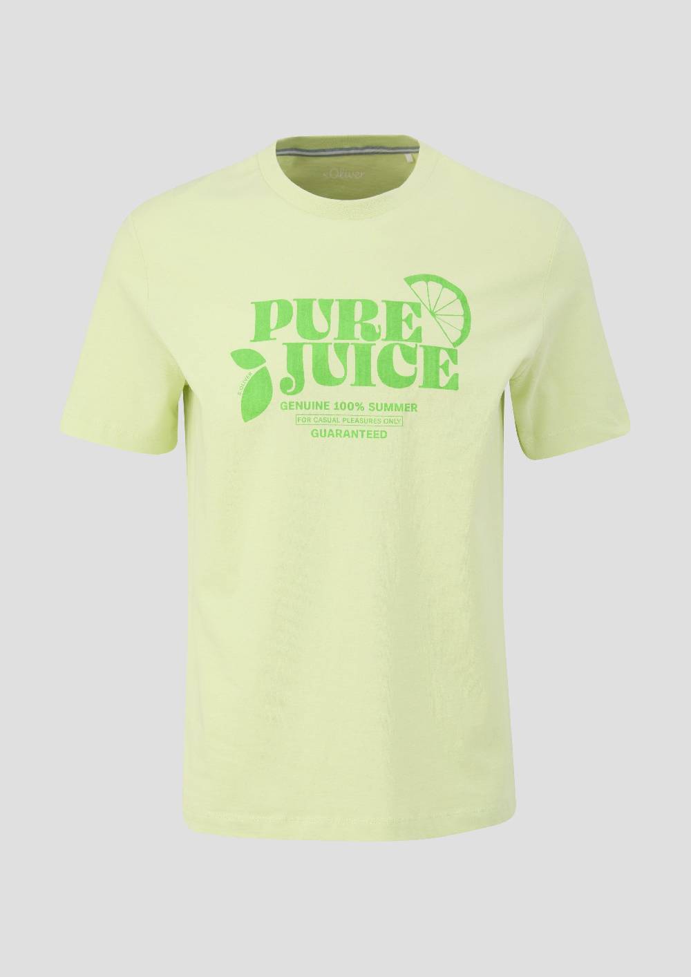 S.Oliver Baumwoll-T-Shirt Mit Frontprint