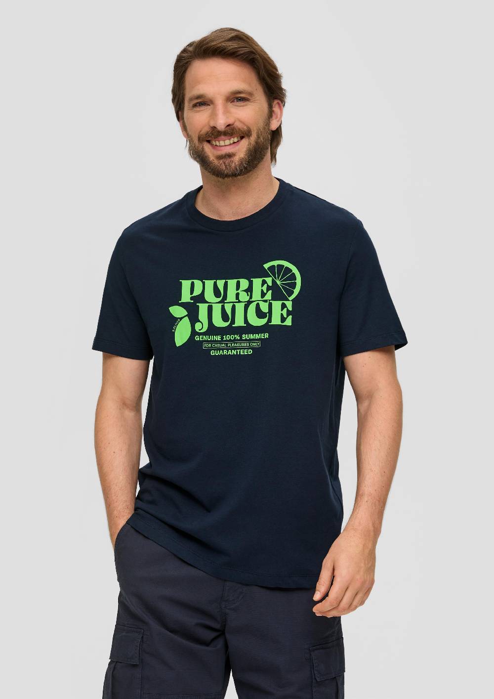 S.Oliver Baumwoll-T-Shirt Mit Frontprint