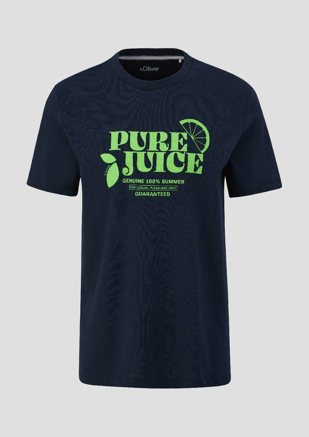 S.Oliver Baumwoll-T-Shirt Mit Frontprint