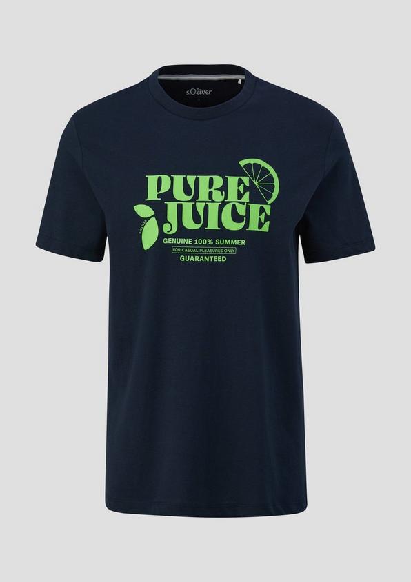 s.Oliver Baumwoll-T-Shirt mit Frontprint