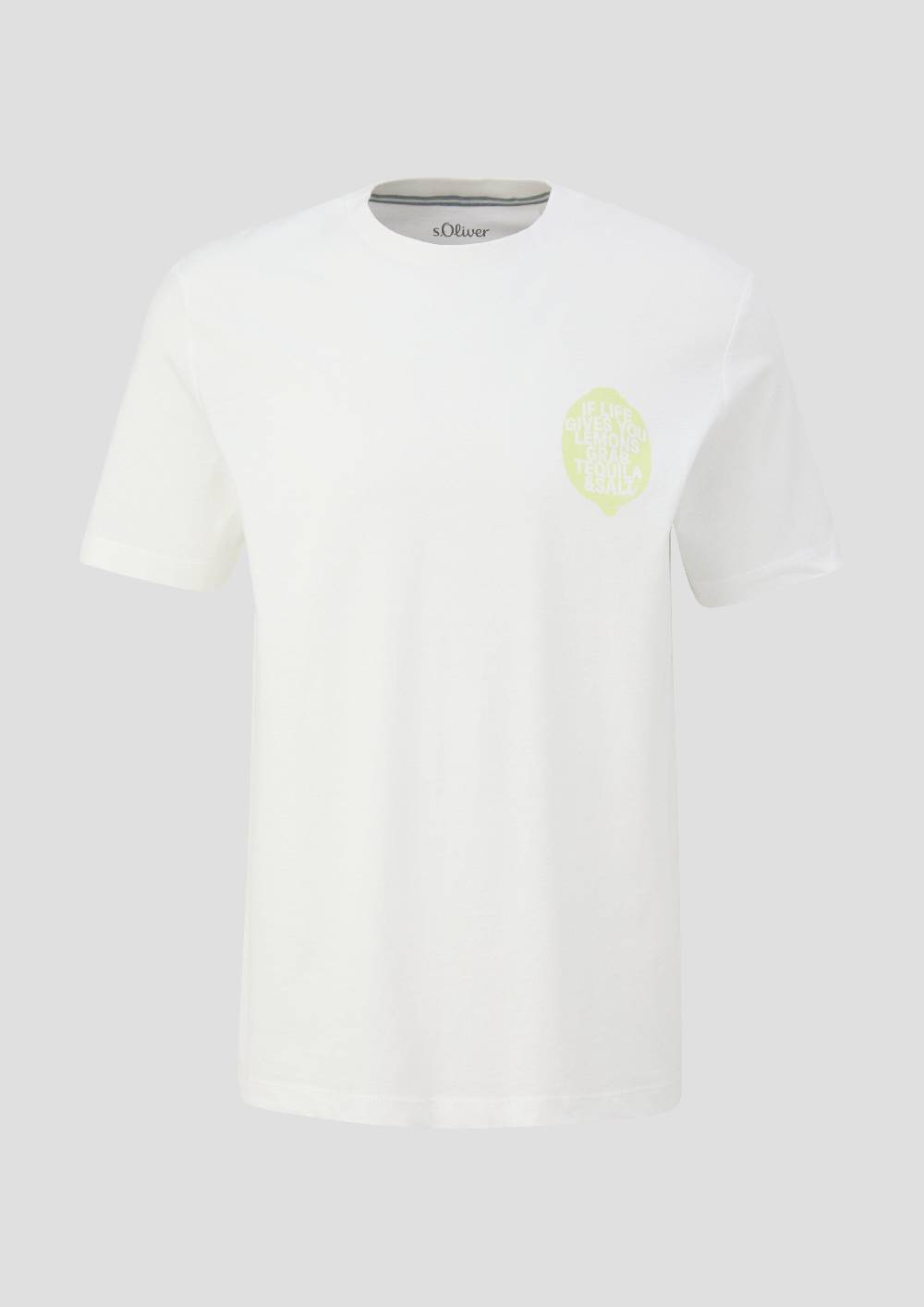 S.Oliver Baumwoll-T-Shirt Mit Frontprint