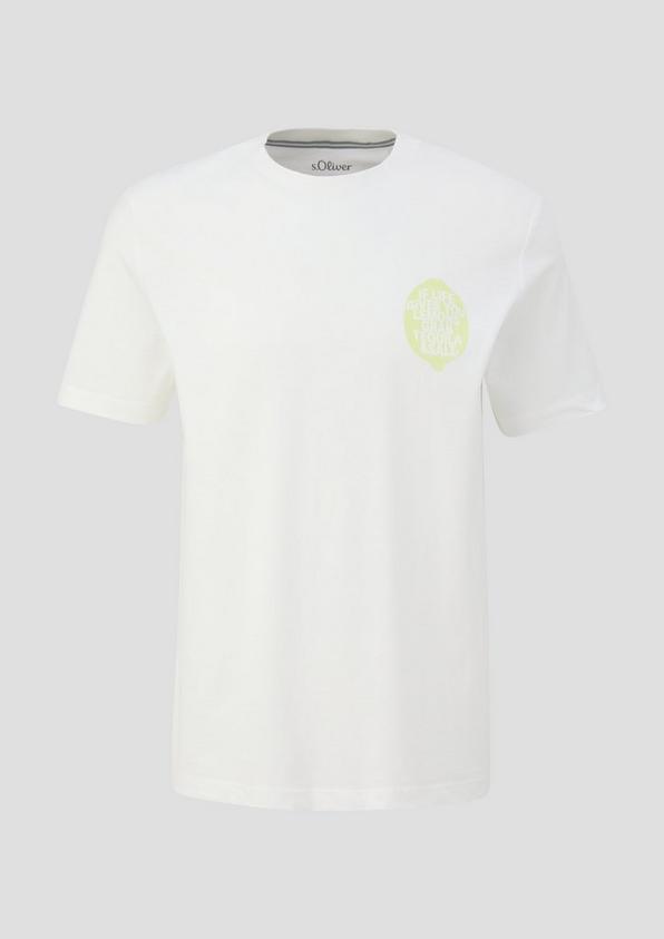 s.Oliver Baumwoll-T-Shirt mit Frontprint