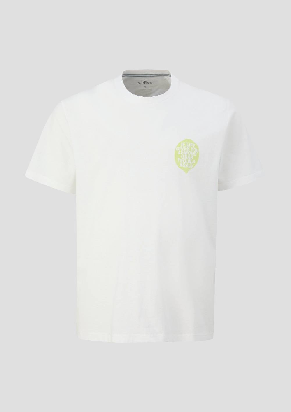 S.Oliver Baumwoll-T-Shirt Mit Frontprint