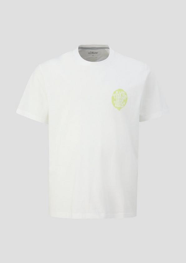 s.Oliver Baumwoll-T-Shirt mit Frontprint