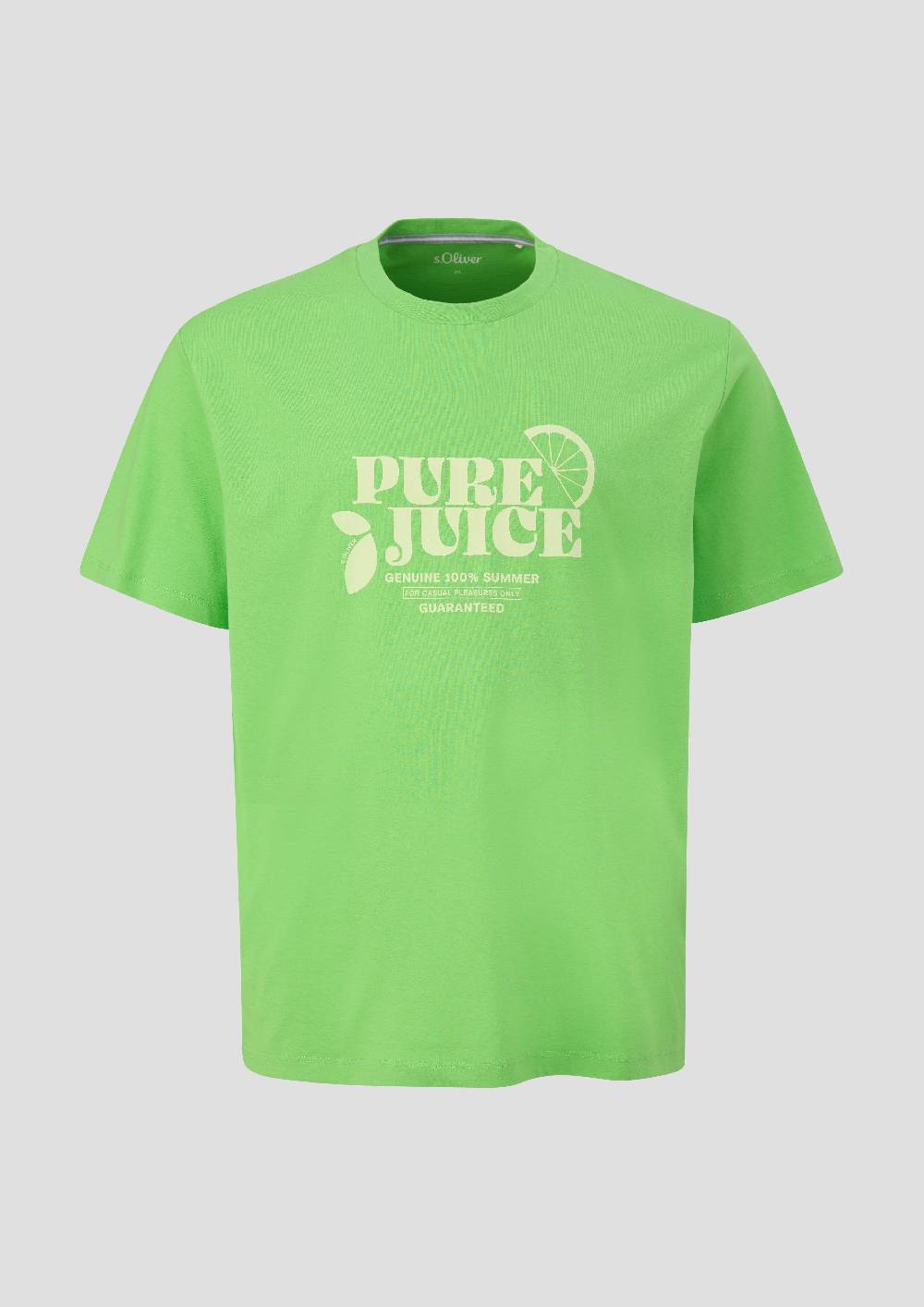 S.Oliver Baumwoll-T-Shirt Mit Frontprint