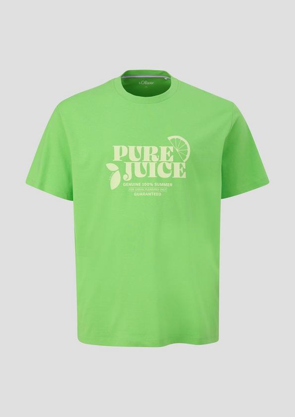 s.Oliver Baumwoll-T-Shirt mit Frontprint