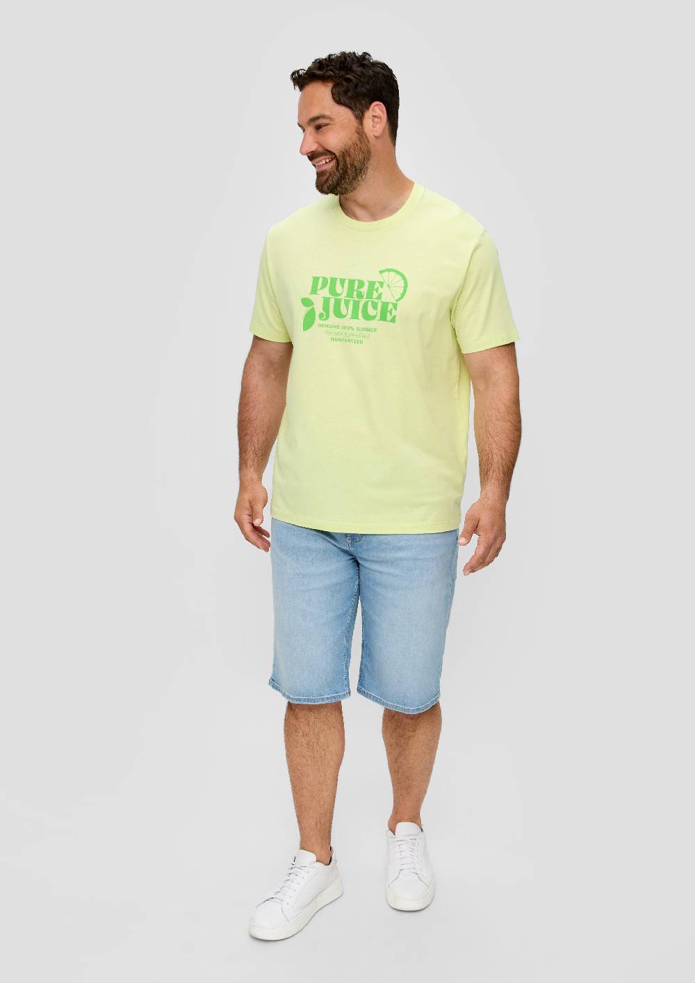 S.Oliver Baumwoll-T-Shirt Mit Frontprint