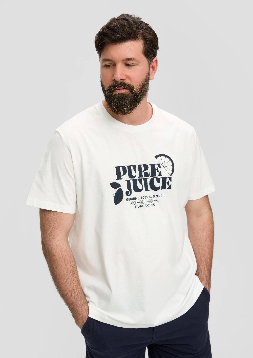 S.Oliver Baumwoll-T-Shirt Mit Frontprint