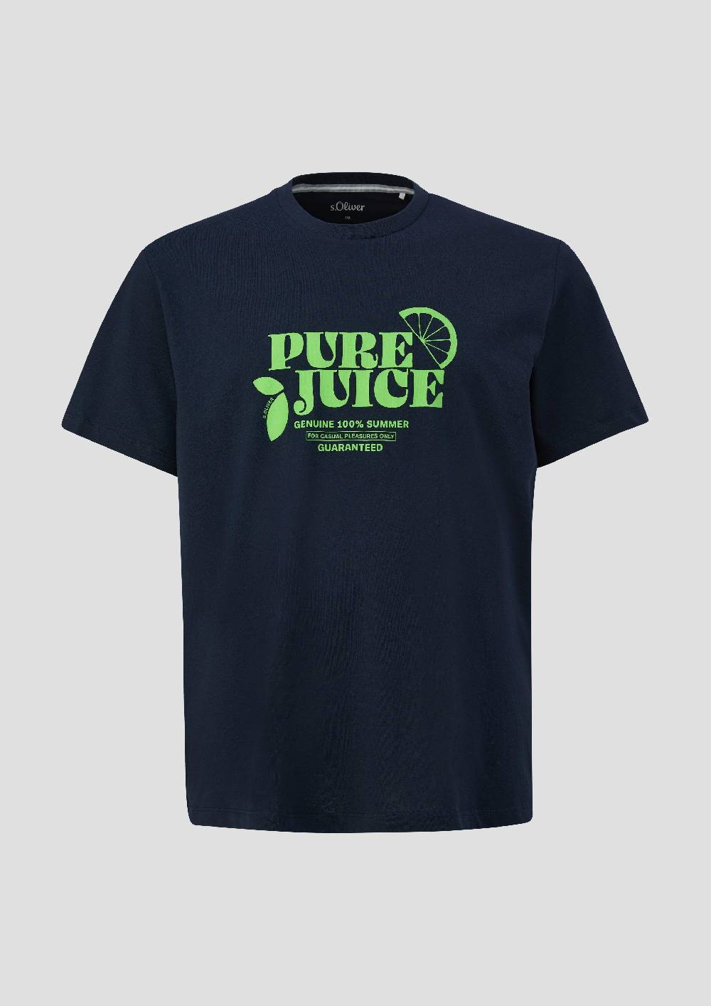 S.Oliver Baumwoll-T-Shirt Mit Frontprint