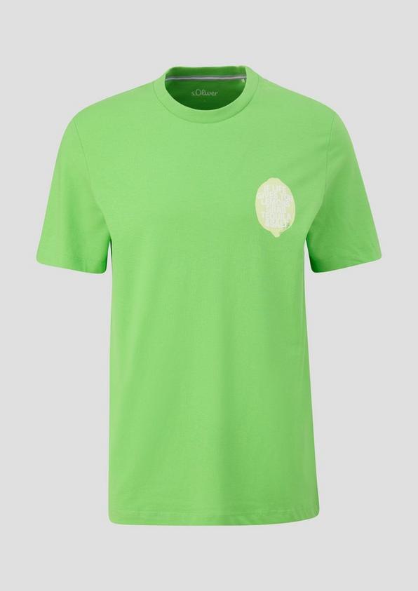 s.Oliver Baumwoll-T-Shirt mit Frontprint