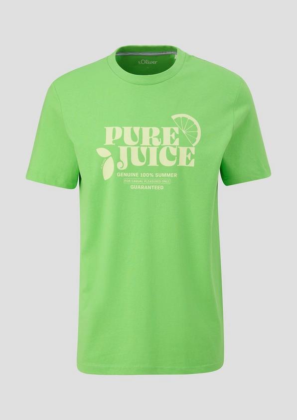 s.Oliver Baumwoll-T-Shirt mit Frontprint