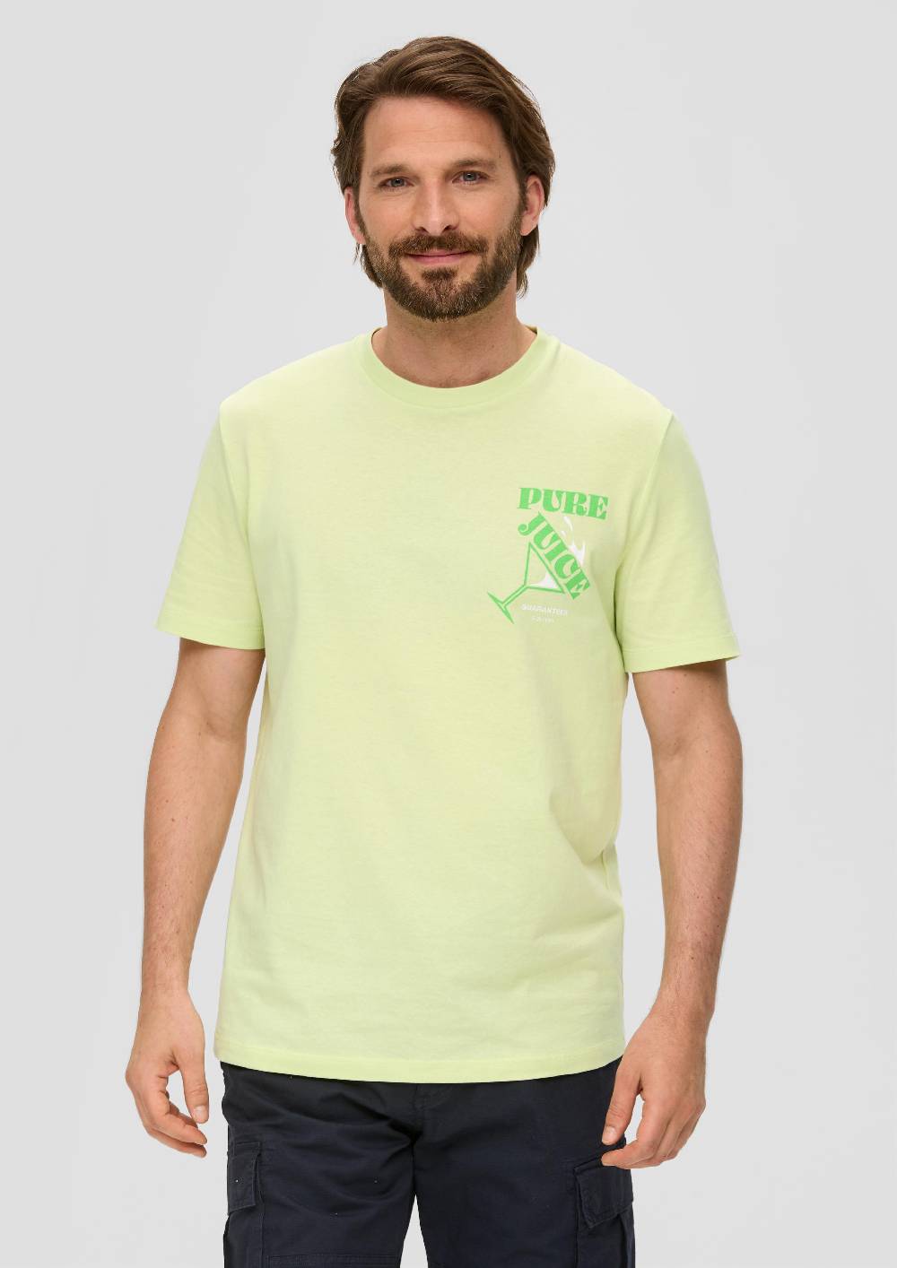 S.Oliver Baumwoll-T-Shirt Mit Frontprint