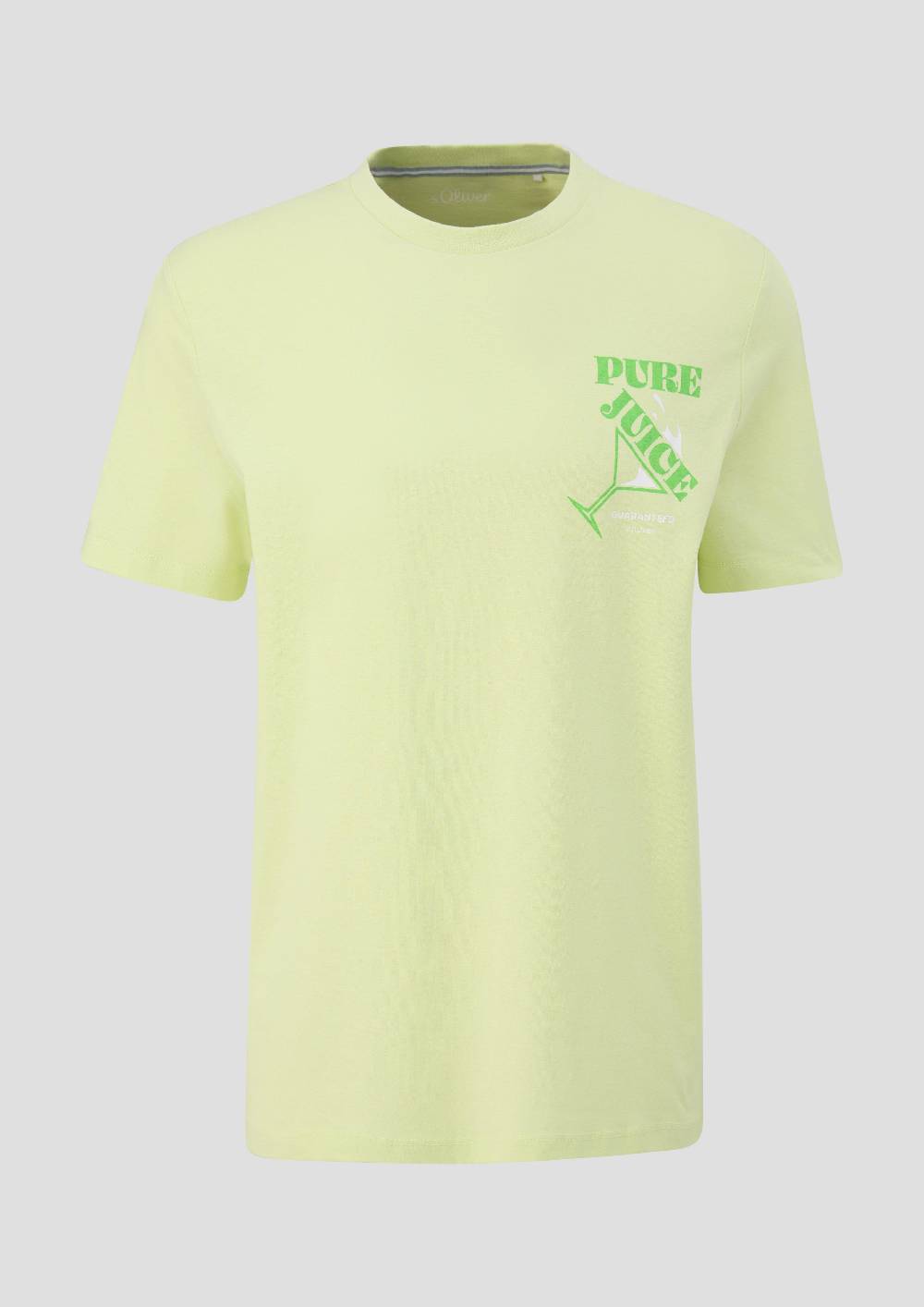 S.Oliver Baumwoll-T-Shirt Mit Frontprint