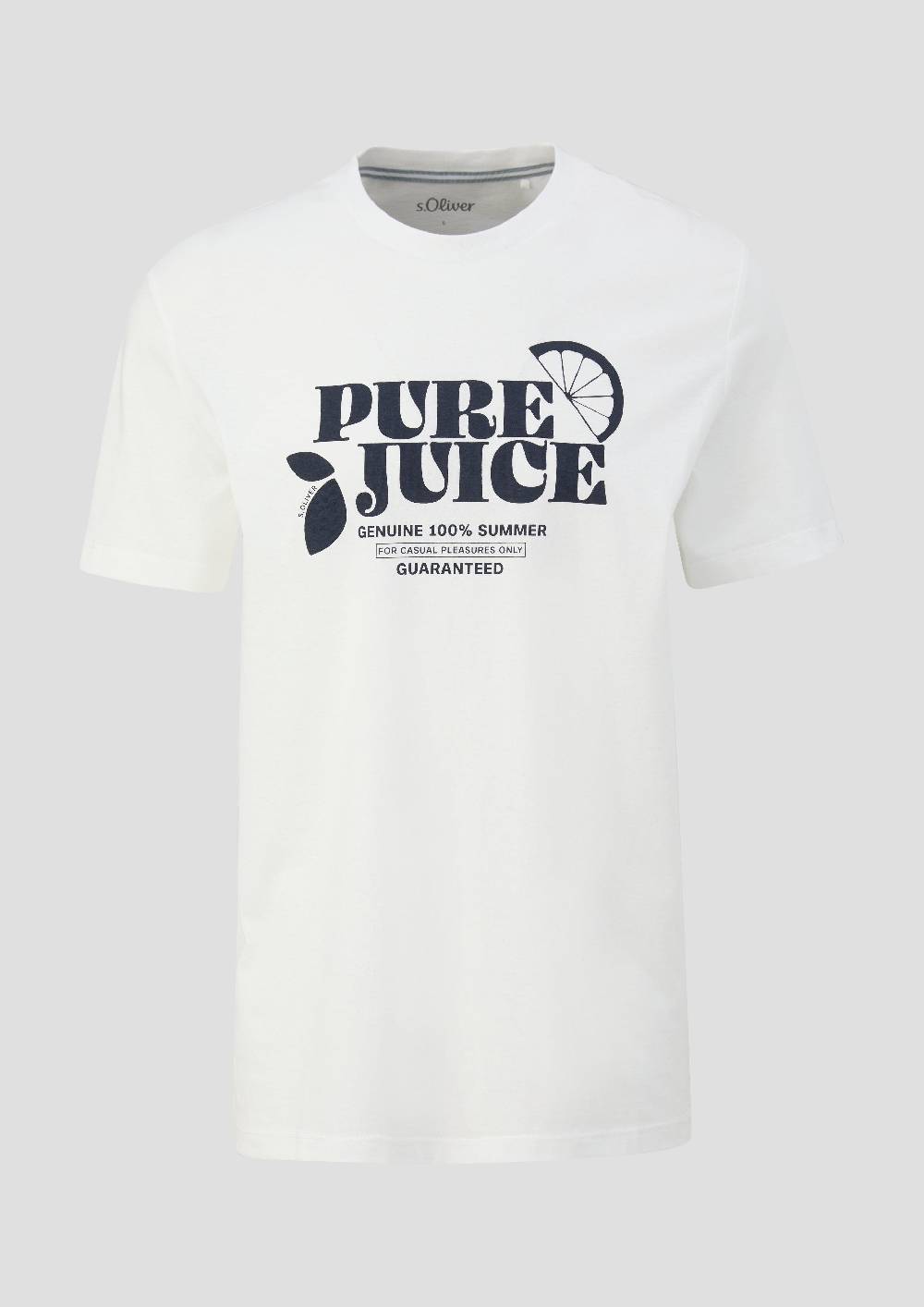 S.Oliver Baumwoll-T-Shirt Mit Frontprint
