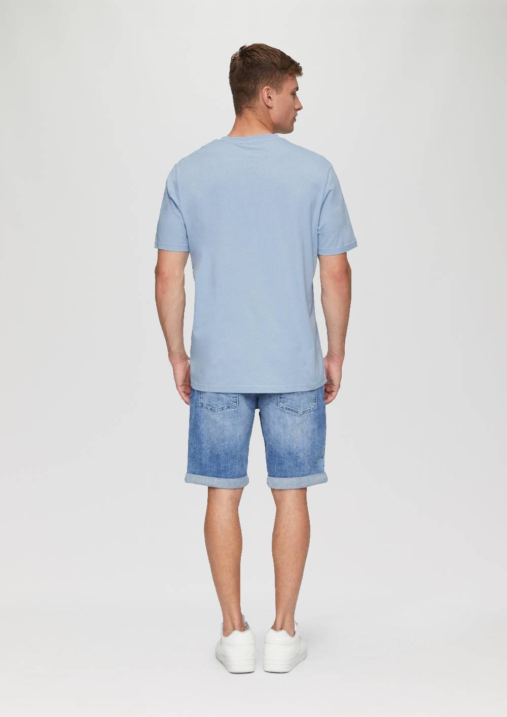 S.Oliver Baumwoll-T-Shirt Mit Logo-Print