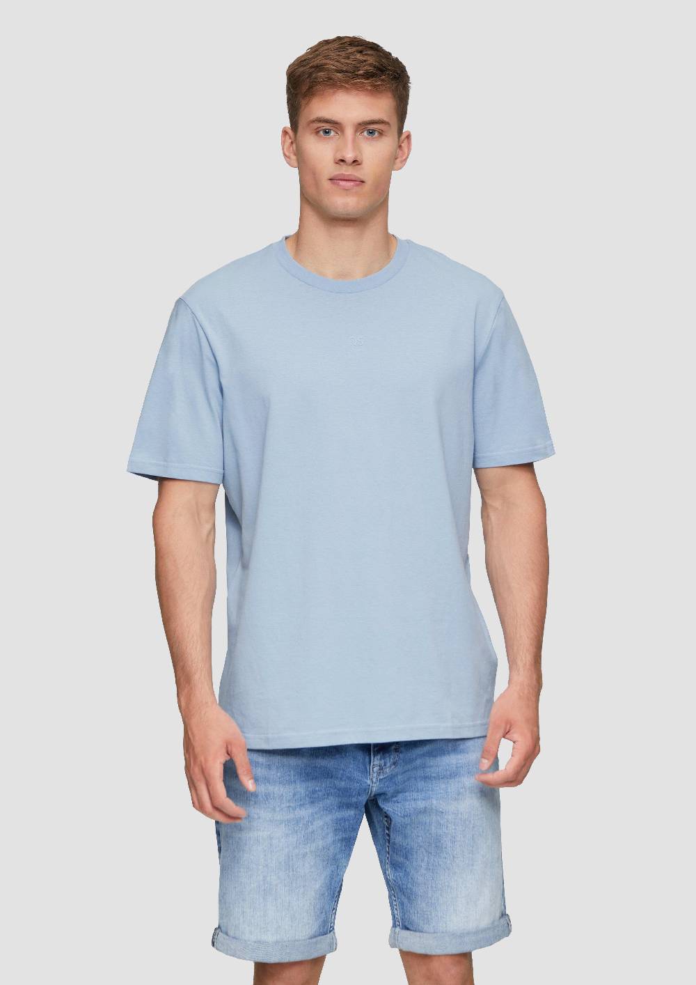S.Oliver Baumwoll-T-Shirt Mit Logo-Print