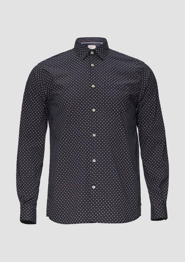 s.Oliver Baumwollhemd mit Kentkragen