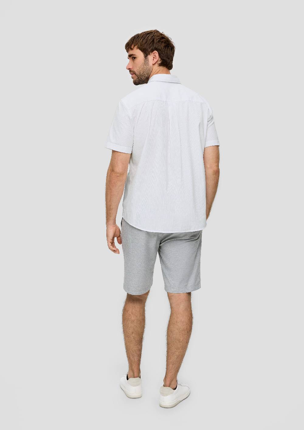 S.Oliver Baumwollhemd Mit Musterstruktur