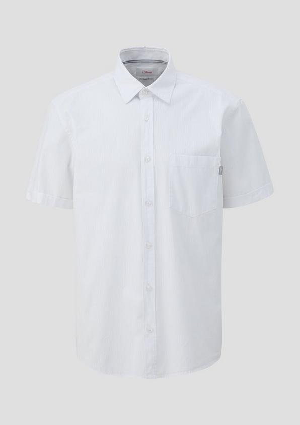 s.Oliver Baumwollhemd mit Musterstruktur