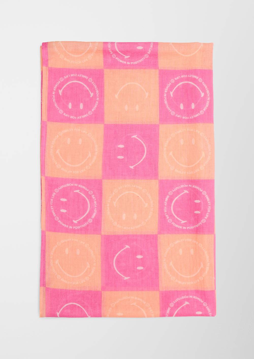 S.Oliver Baumwollschal Mit Smiley®-Allovermuster