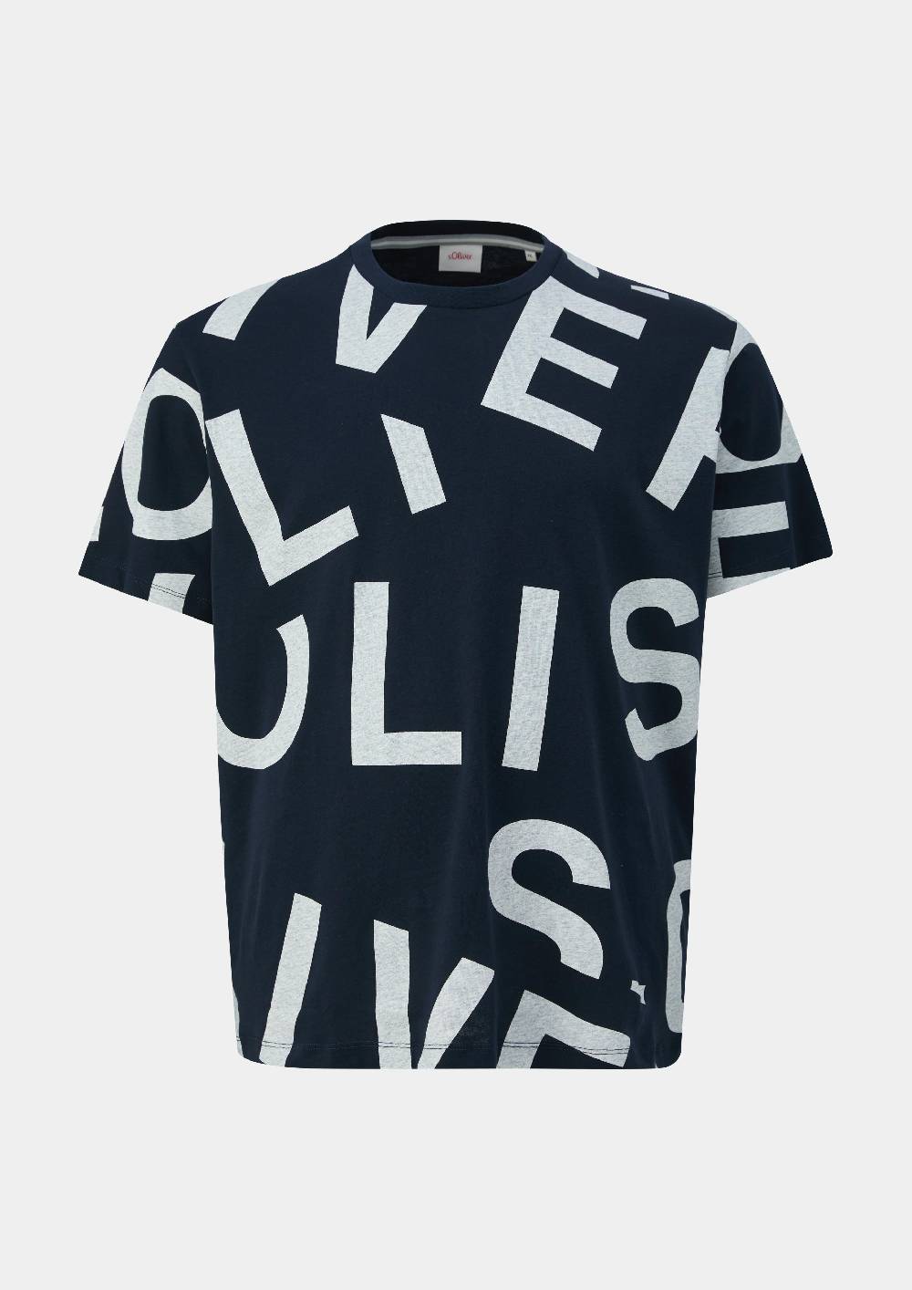 S.Oliver Baumwollshirt Mit Allover-Print