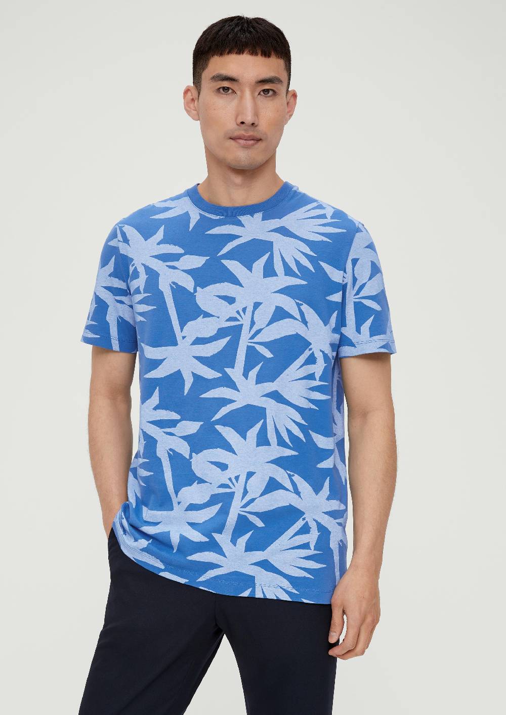 S.Oliver Baumwollshirt Mit Allover-Print
