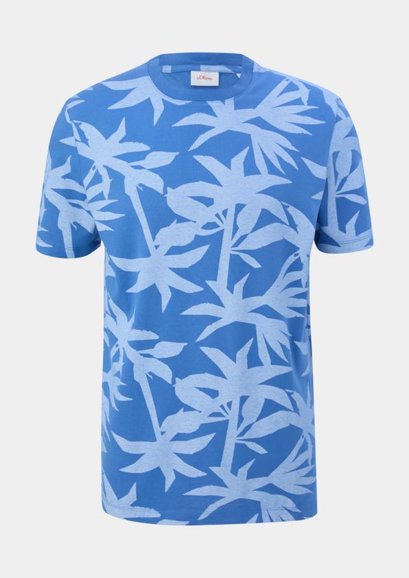 s.Oliver Baumwollshirt mit Allover-Print