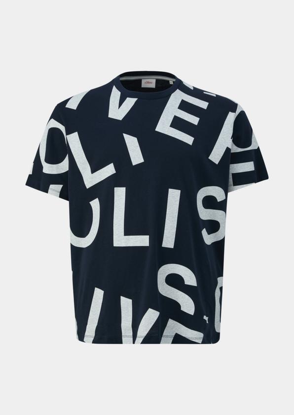 s.Oliver Baumwollshirt mit Allover-Print