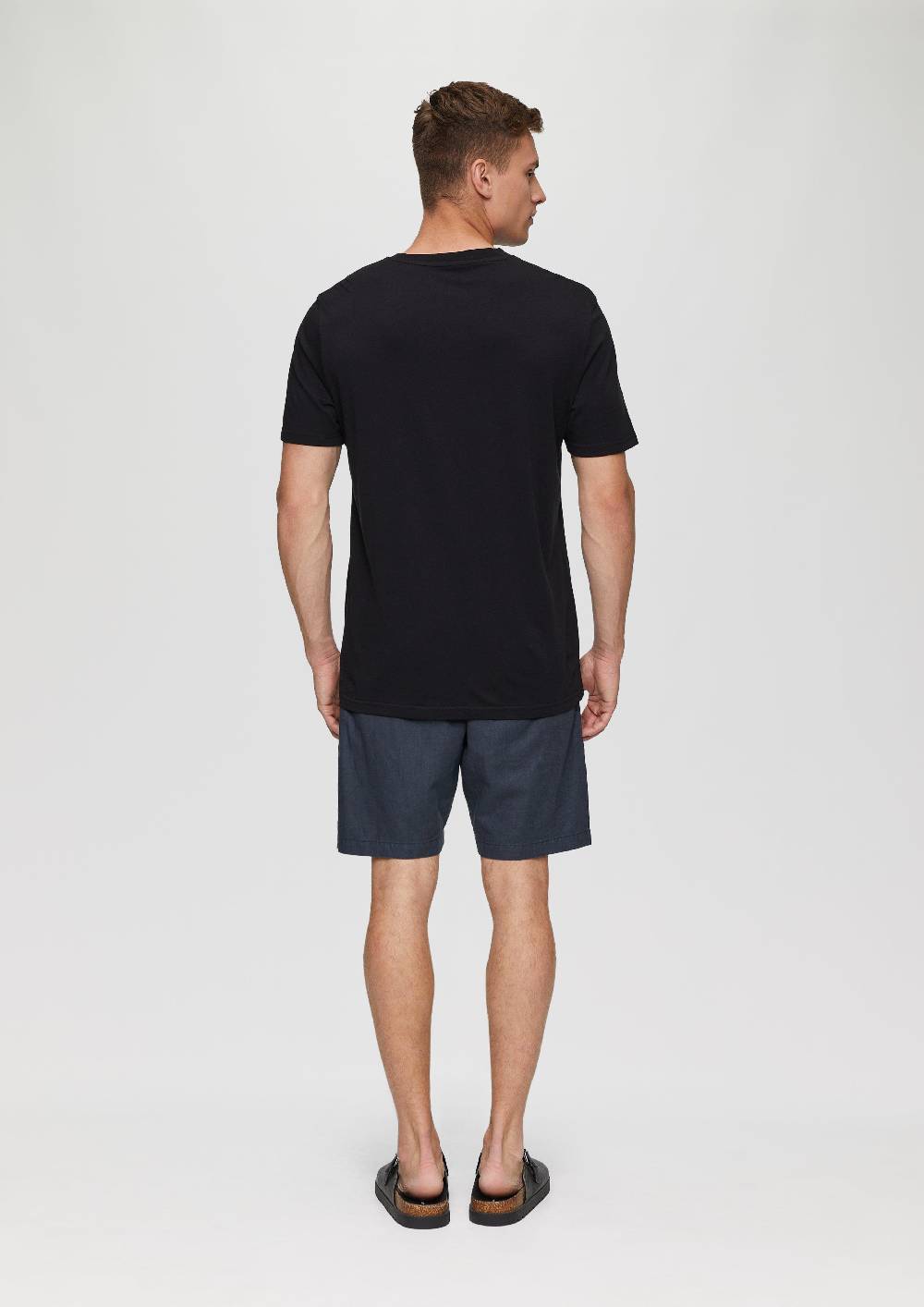 S.Oliver Baumwollshirt Mit Brustprint