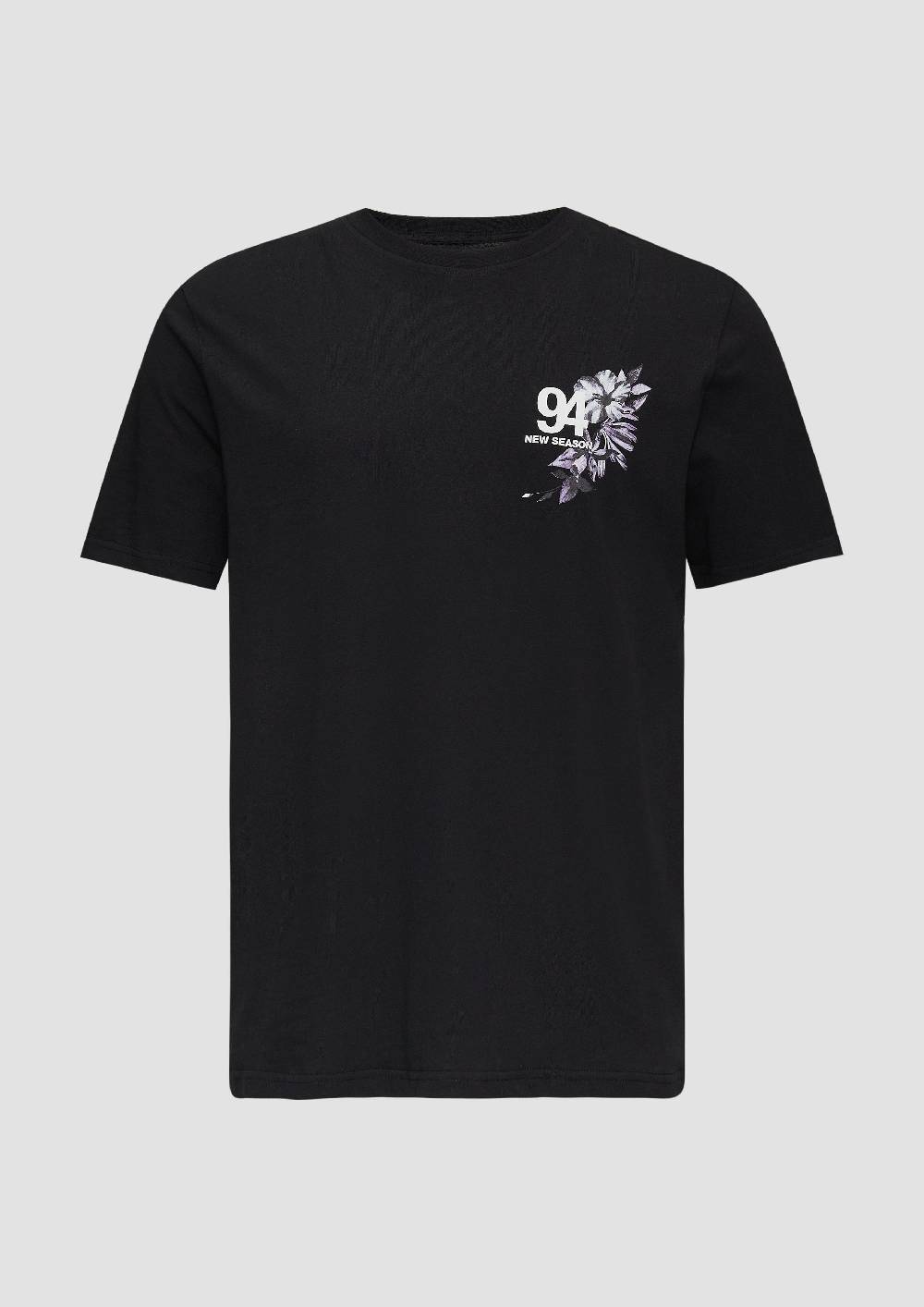 S.Oliver Baumwollshirt Mit Brustprint