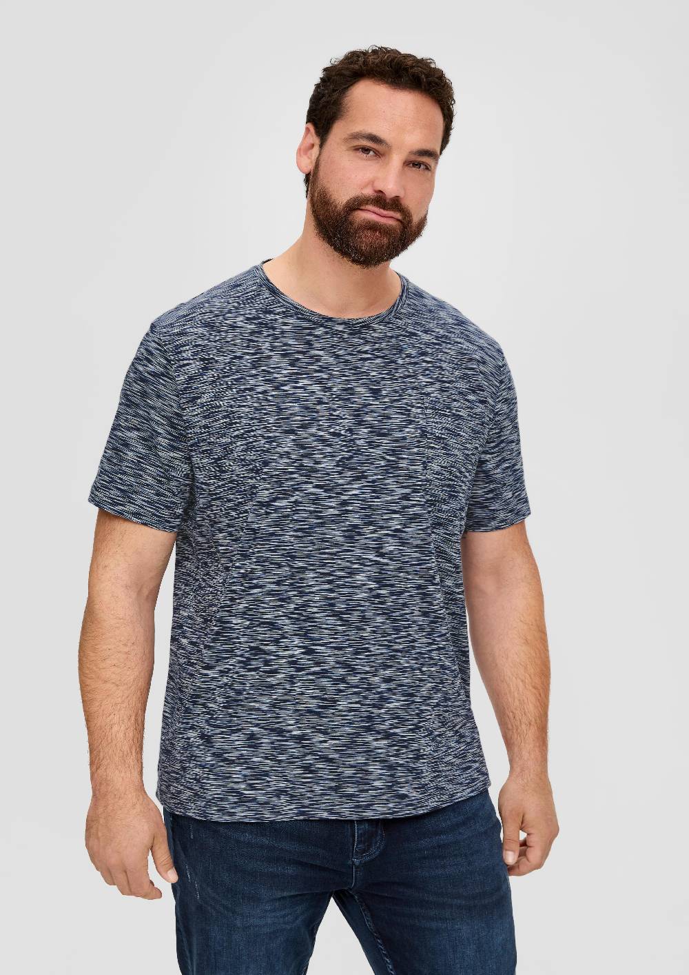 S.Oliver Baumwollshirt Mit Brusttasche
