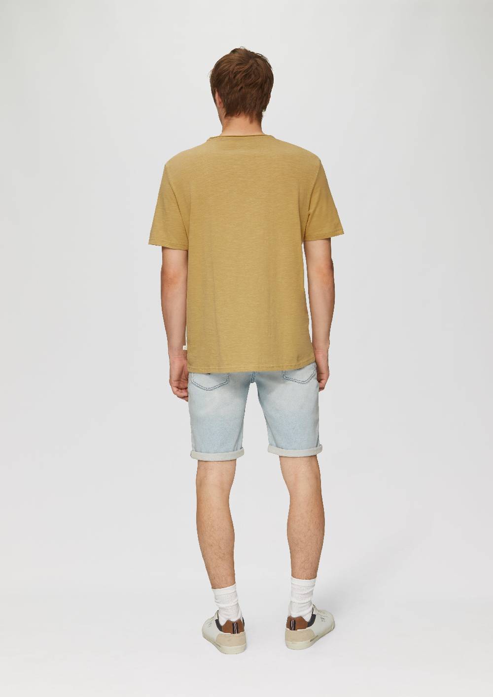 S.Oliver Baumwollshirt Mit Flammgarn-Struktur