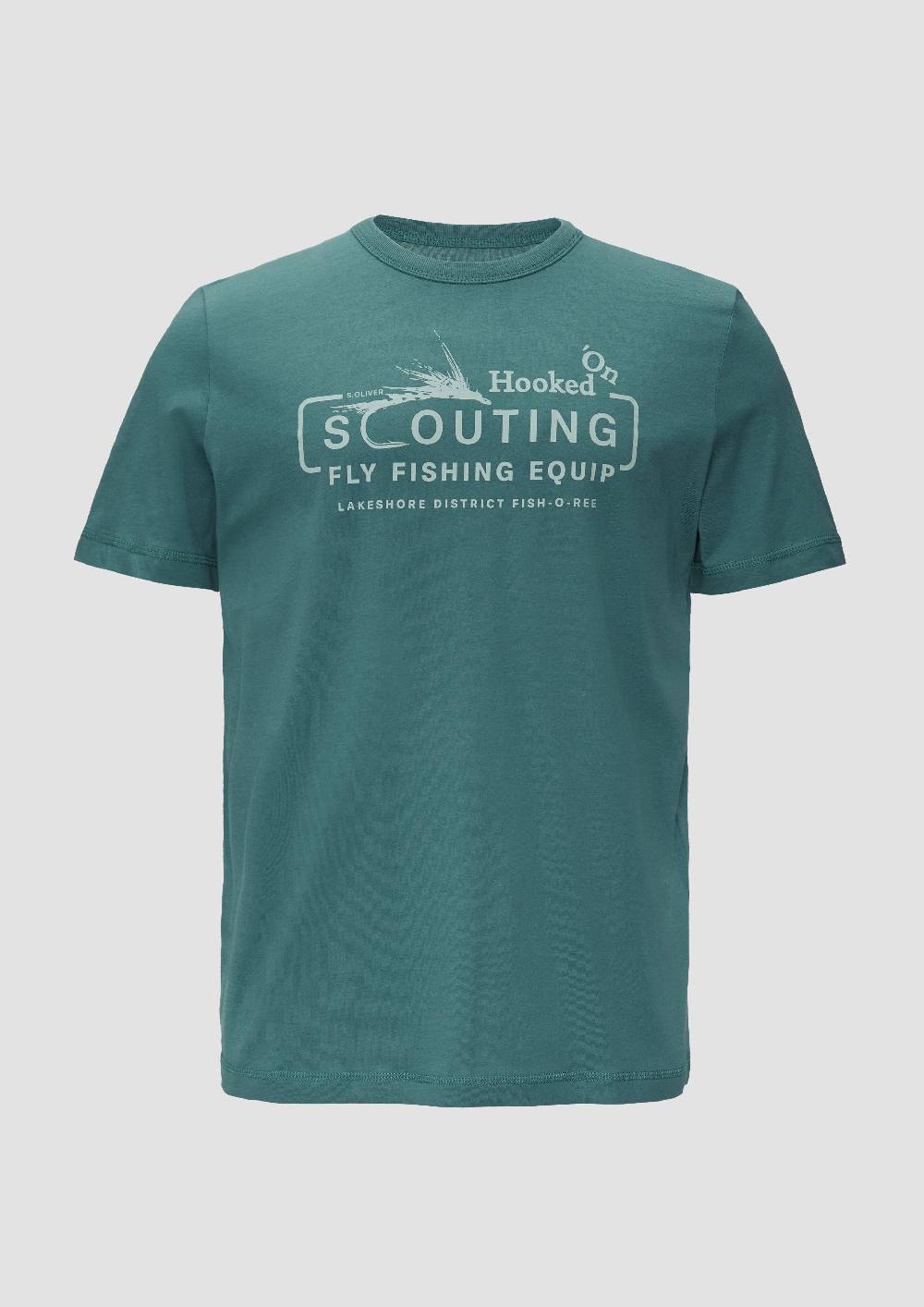 S.Oliver Baumwollshirt Mit Frontprint