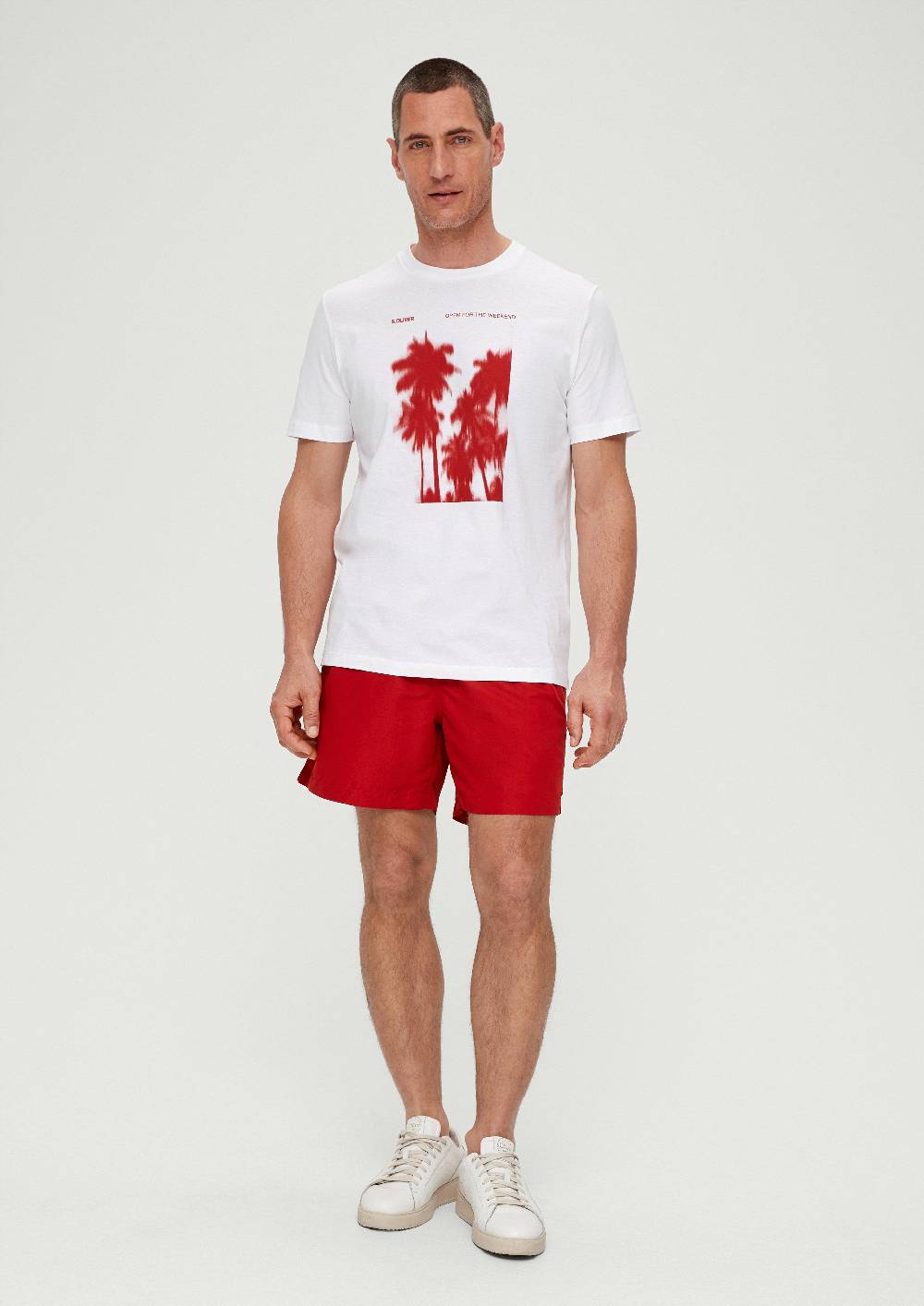 S.Oliver Baumwollshirt Mit Frontprint