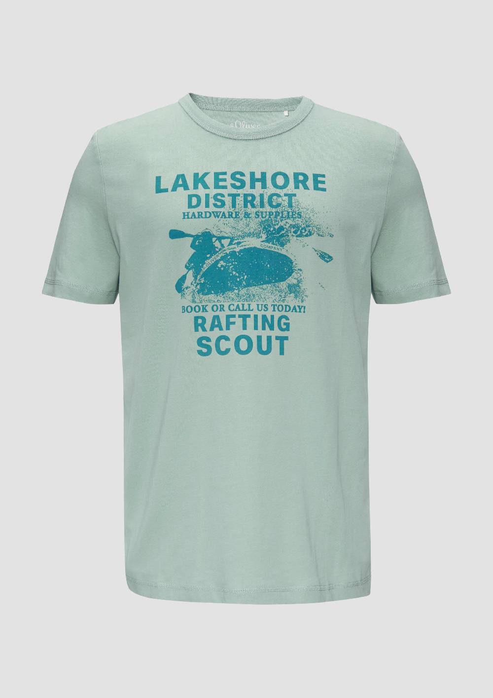 S.Oliver Baumwollshirt Mit Frontprint