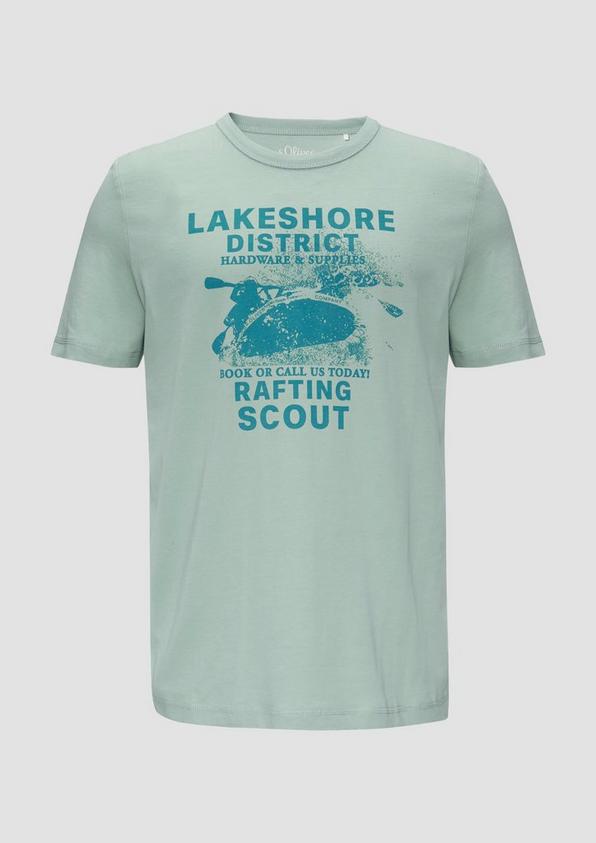 s.Oliver Baumwollshirt mit Frontprint