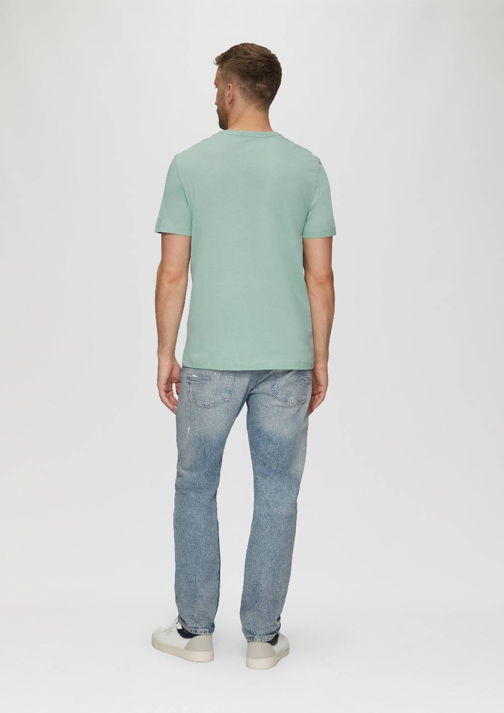 S.Oliver Baumwollshirt Mit Frontprint