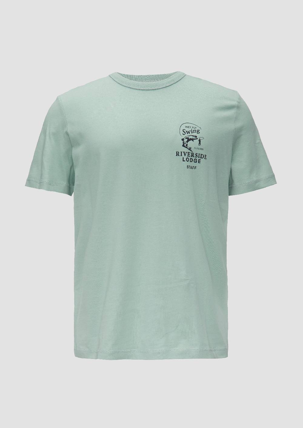 S.Oliver Baumwollshirt Mit Frontprint