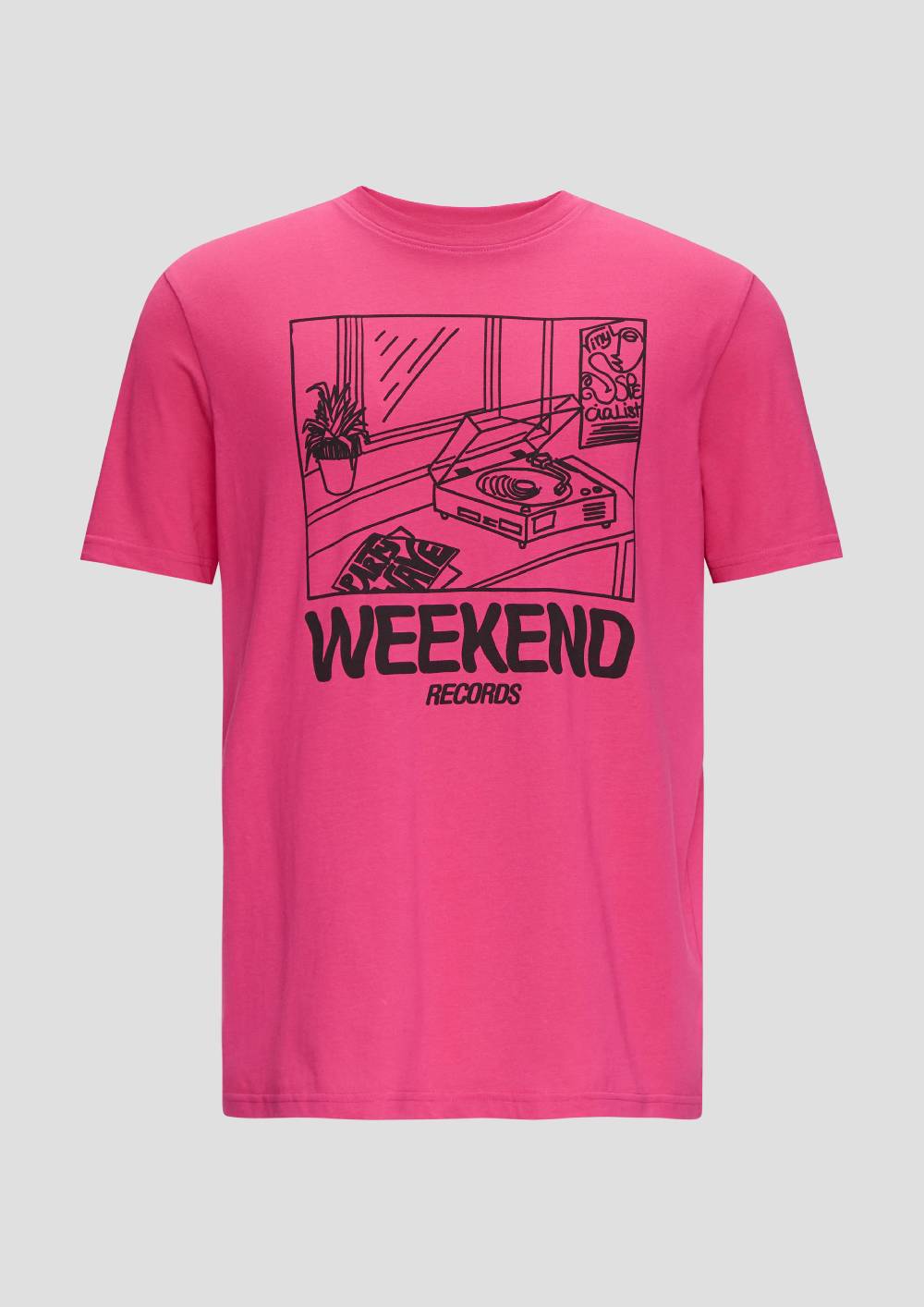 S.Oliver Baumwollshirt Mit Frontprint