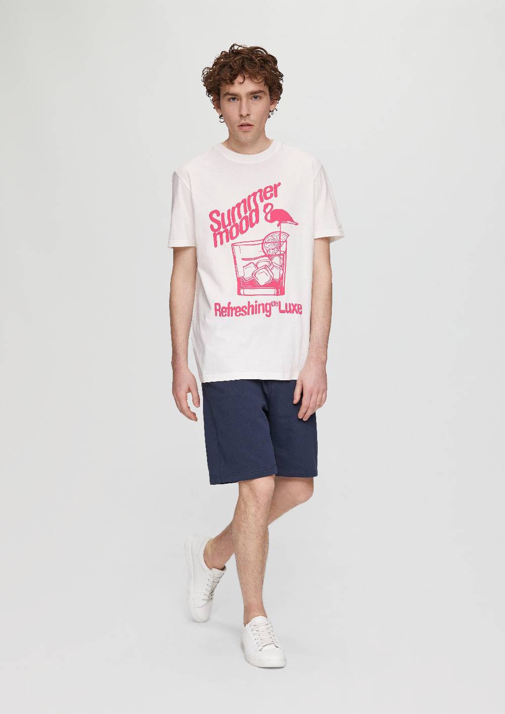 S.Oliver Baumwollshirt Mit Frontprint