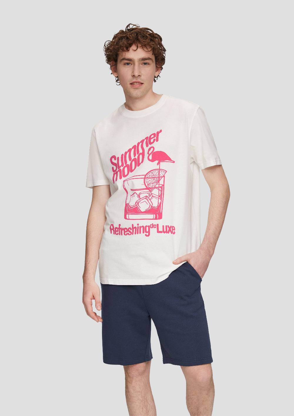 S.Oliver Baumwollshirt Mit Frontprint