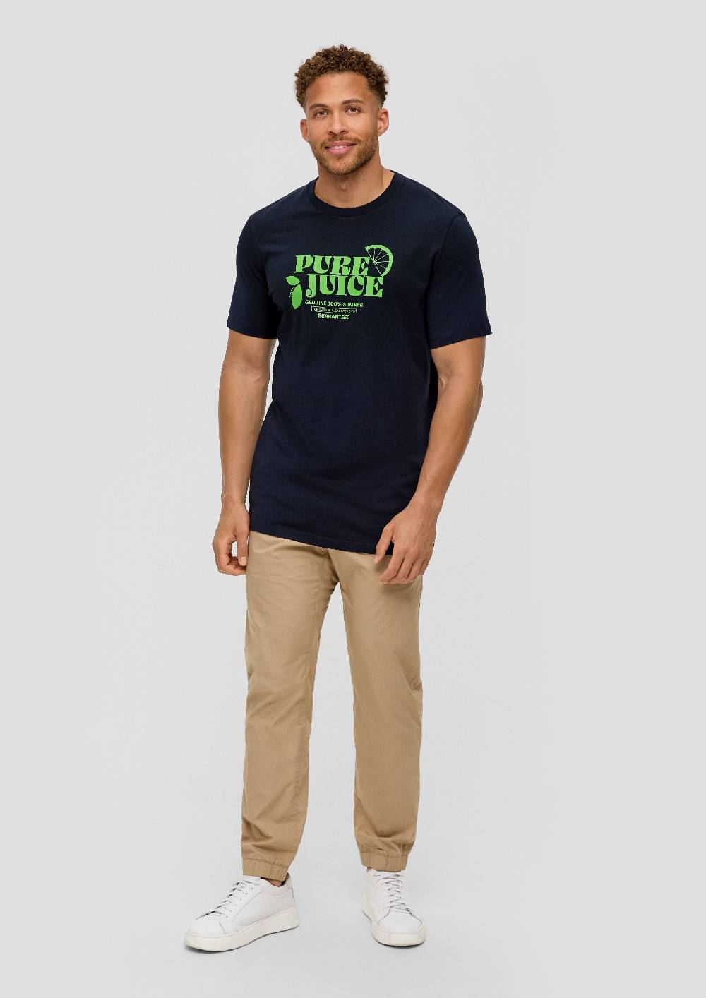 S.Oliver Baumwollshirt Mit Frontprint
