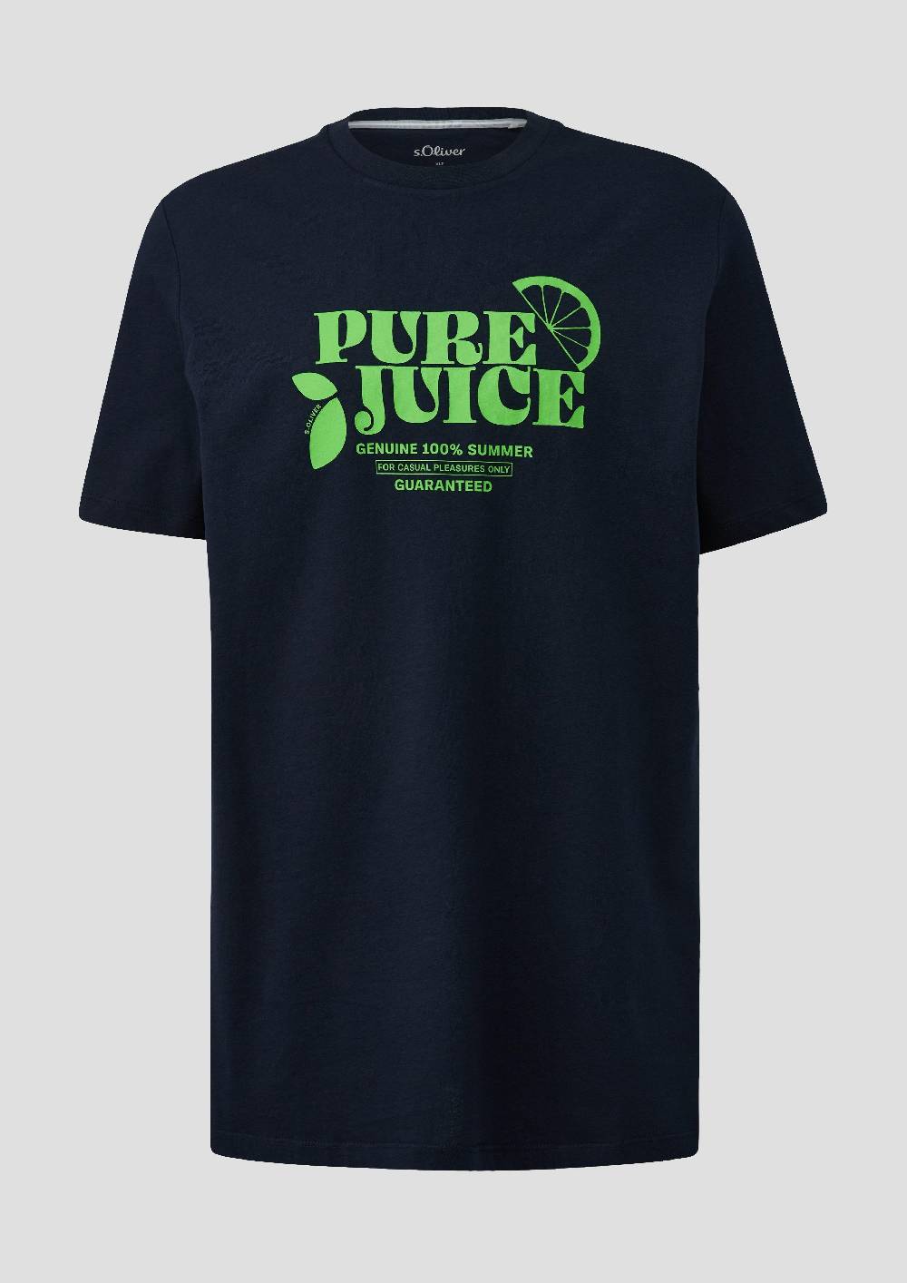 S.Oliver Baumwollshirt Mit Frontprint