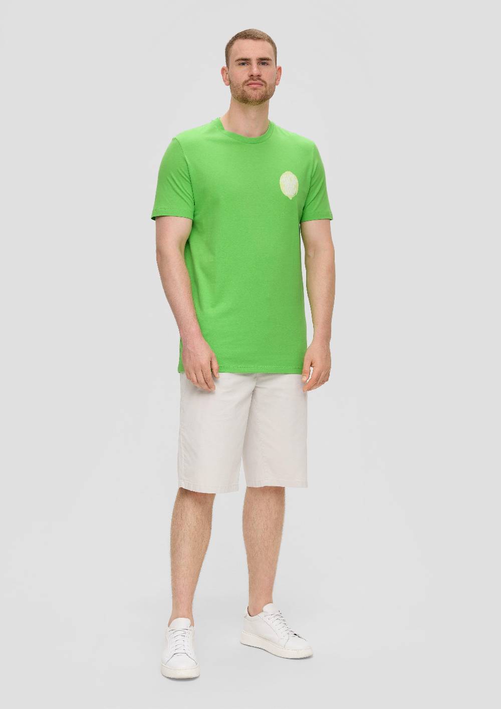 S.Oliver Baumwollshirt Mit Frontprint