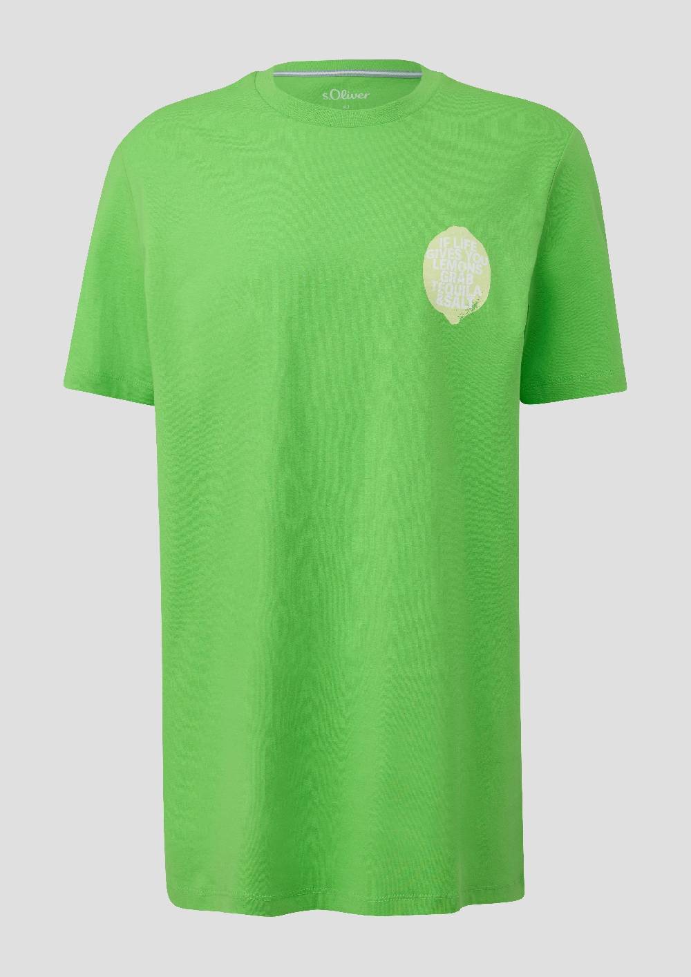 S.Oliver Baumwollshirt Mit Frontprint