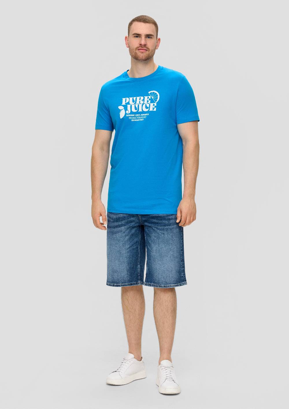 S.Oliver Baumwollshirt Mit Frontprint