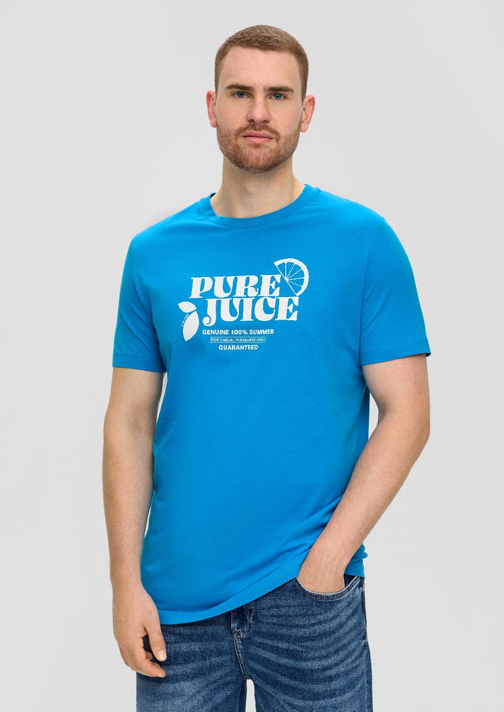 S.Oliver Baumwollshirt Mit Frontprint
